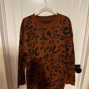 Leopard Print Sweater
